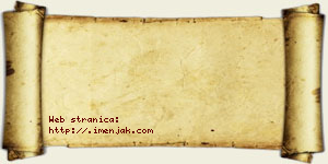 Žaklina Mladenović vizit kartica